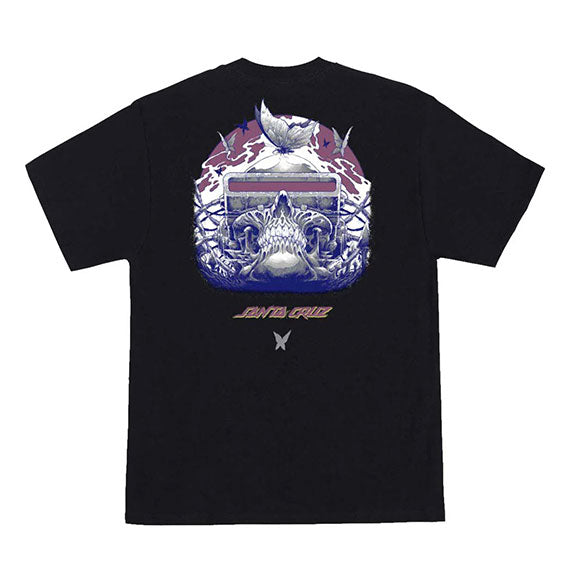 Santa Cruz Wooten Cyber Skull T-Shirt Black