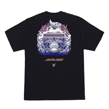 Santa Cruz Wooten Cyber Skull T-Shirt Black
