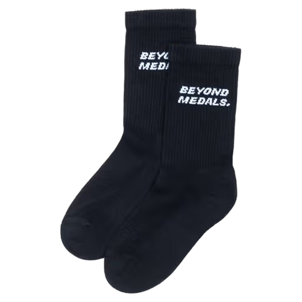 Beyond Medals Logo Sock Black 2026