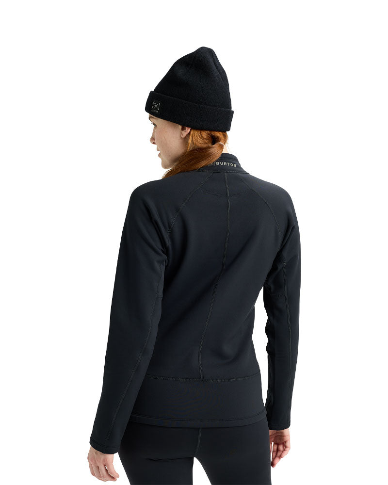 Burton Women's [ak] Baker Stretch Fleece Full-Zip True Black 2026