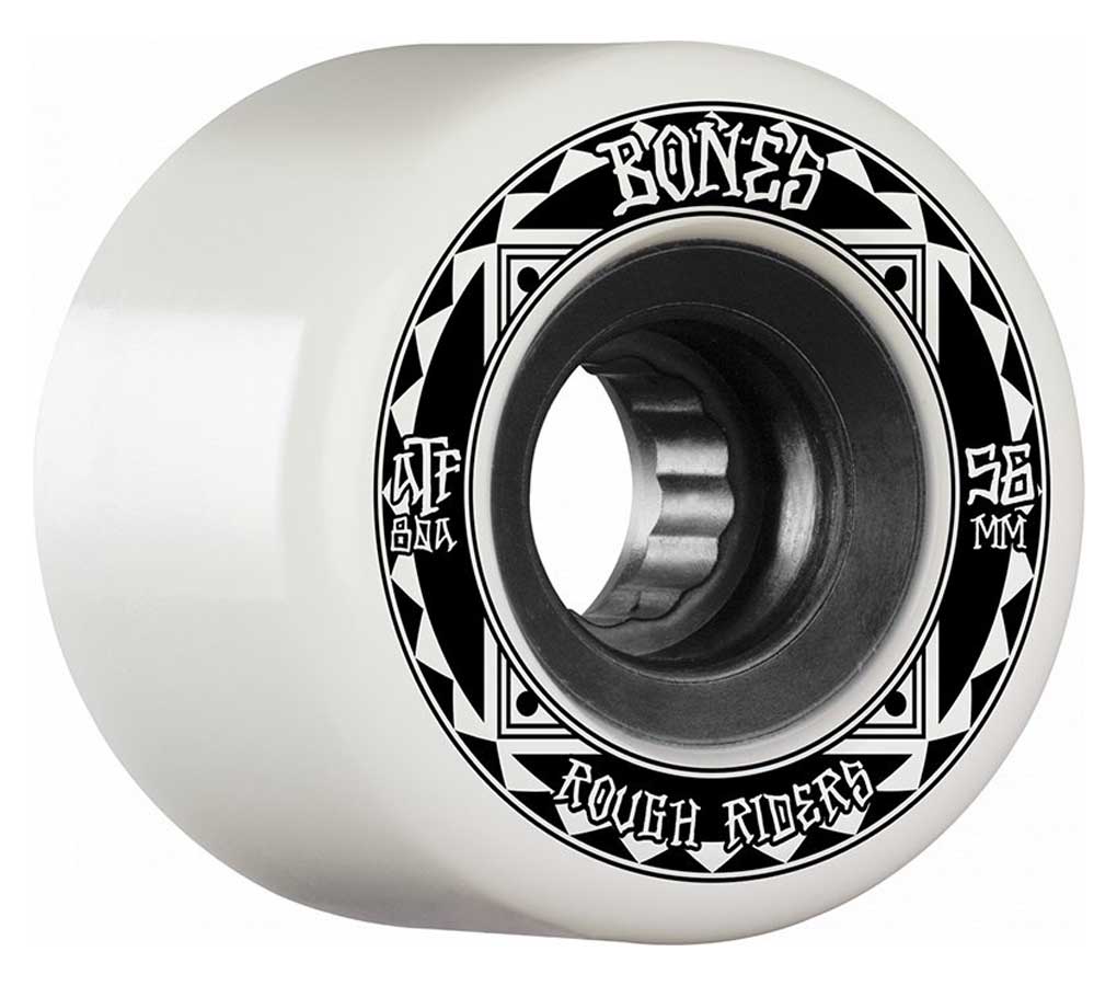 Bones ATF Rough Riders Runners 80A White 56mm