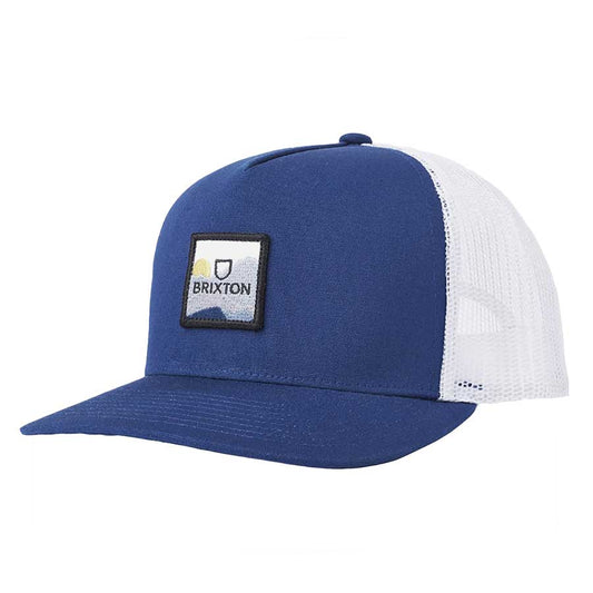 Brixton Alpha Block X C Medium Profile Mesh Cap - Mountain Blue
