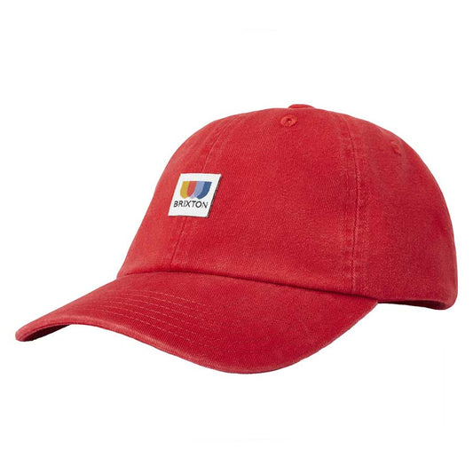 Brixton Alton Low Profile Cap - Washed Aurora Red