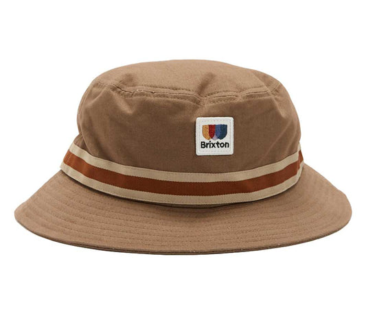 Brixton Alton Packable Bucket Hat - Twig/Vanilla