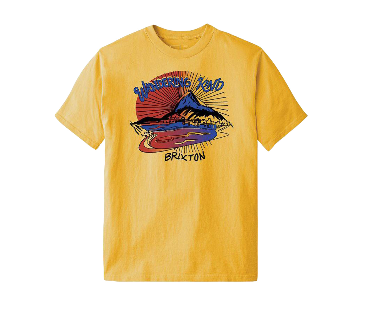 Brixton Calavera X T-shirt - Gold