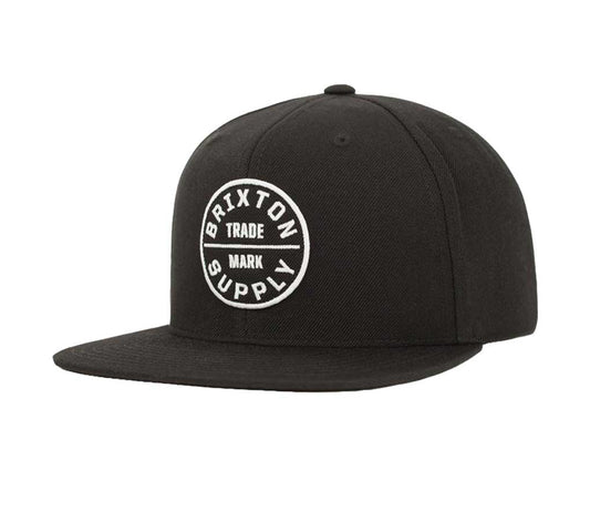 Brixton Oath III Snapback Cap - Black