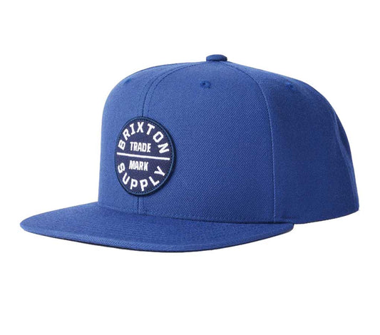 Brixton Oath III Snapback Cap - Joe Blue