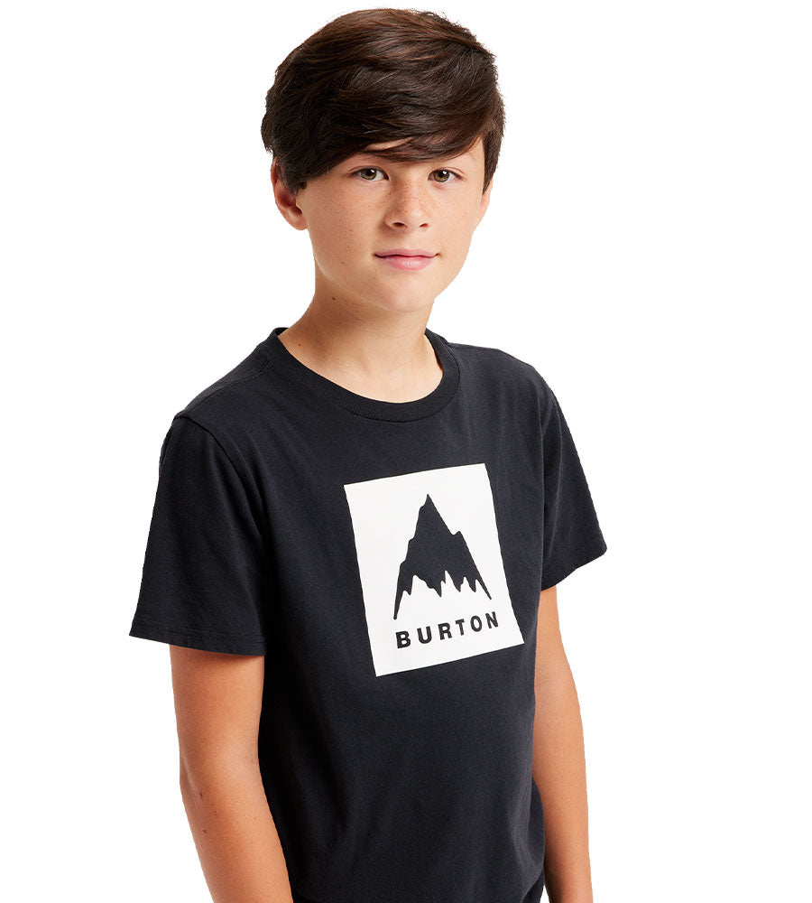 Burton Classic Mountain High Short Sleeve T-Shirt - 100% Organic Cotton Tee With Soft-Touch Print