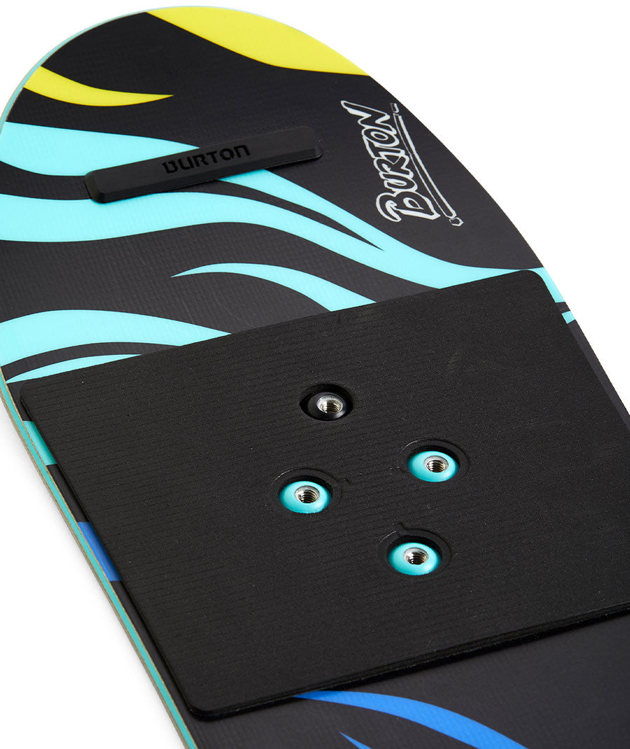 black and green burton snowboard Burton Kids' Mini Grom Rocker Snowboard 2026 – The Source Snowboard & Skate