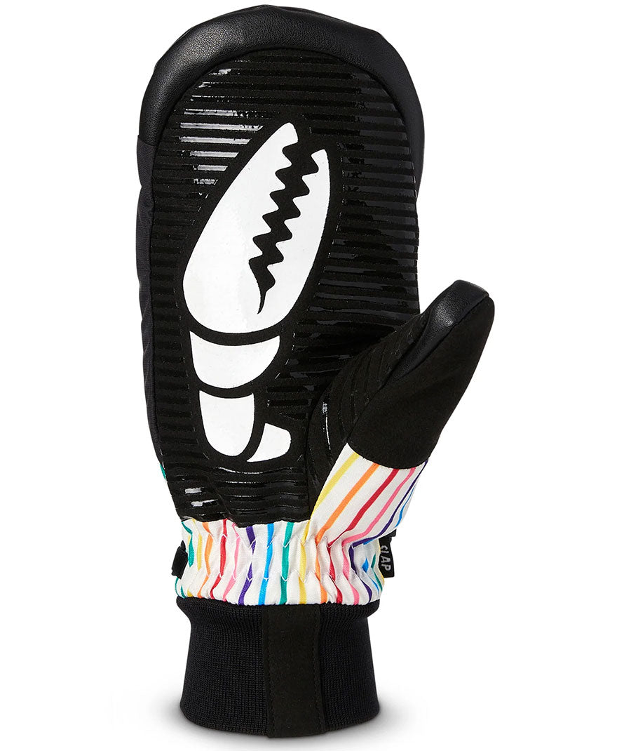 Crab Grab Slap Mitt Rainbow Stripes 2023 The Source Snowboard & Skate