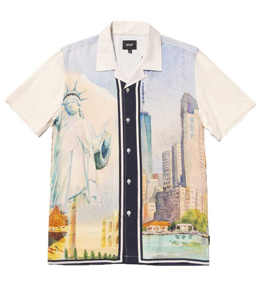 HUF Prestige Short Sleeve Resort Shirt - White