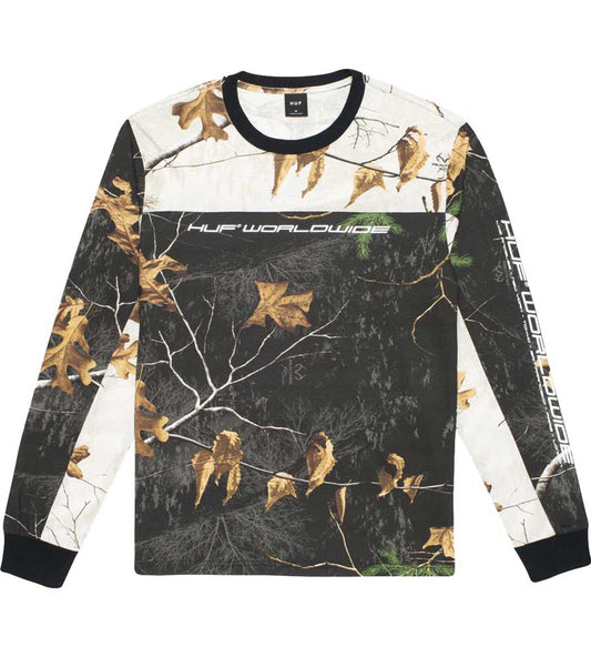 HUF Endo Jersey Long Sleeve T-Shirt - Realtree Black
