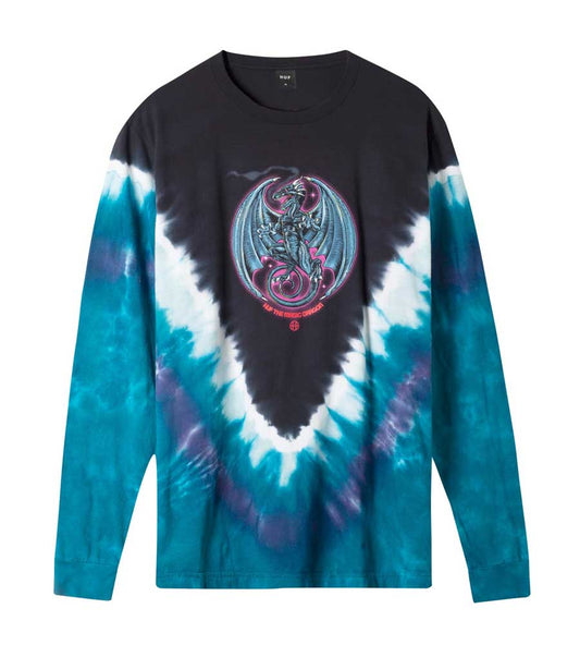 HUF The Magic Dragon Long Sleeve T-Shirt - Beryl Green