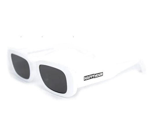 Happy Hour Sunglass Oxford - Evan Smith Gloss White