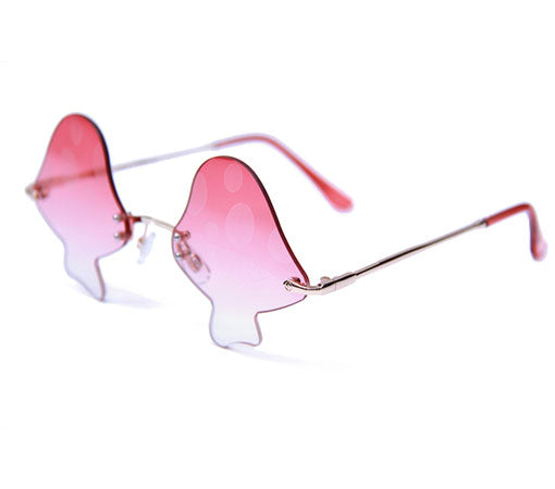 Happy Hour Sunglass Shrooms - Red Fade