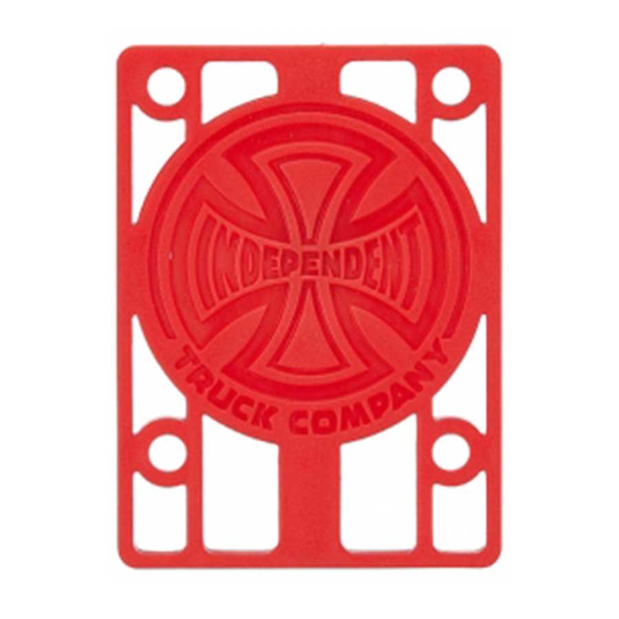 Independent 1/8" Riser - Red