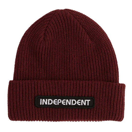 Independent B/C Groundwork Beanie Burgundy