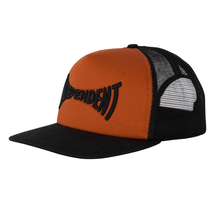 Independent Span Mesh Trucker Cap Brown/Black