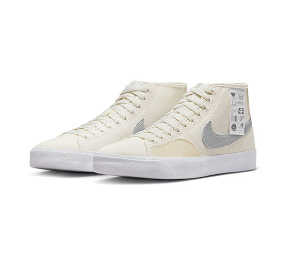 Nike SB Blazer Court Mid Premium - Summit White/Summit White