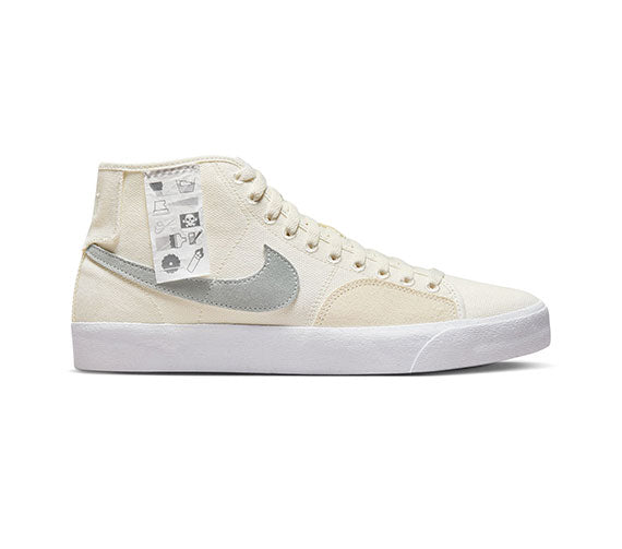 Nike SB Blazer Court Mid Premium - Summit White/Summit White