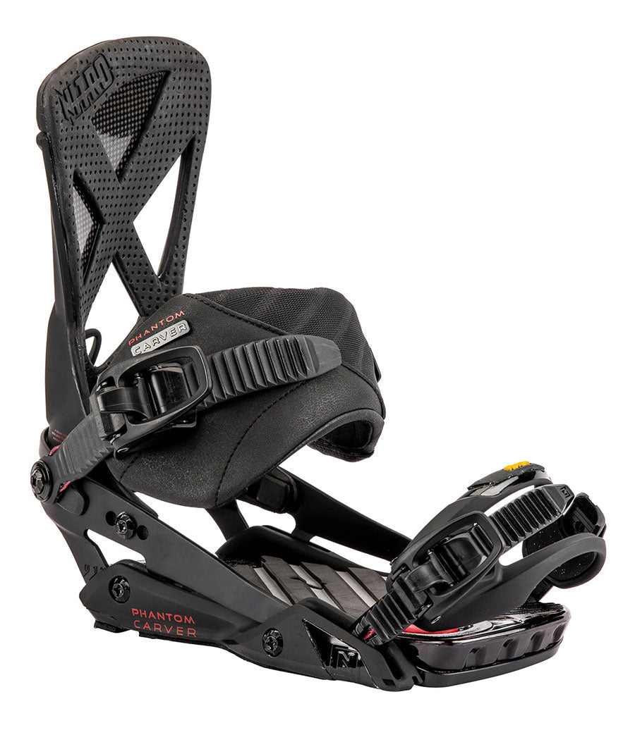 Nitro Men's Phantom Carver Binding - Black Red 2023
