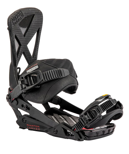 Nitro Men's Phantom Carver Binding - Black Red 2023
