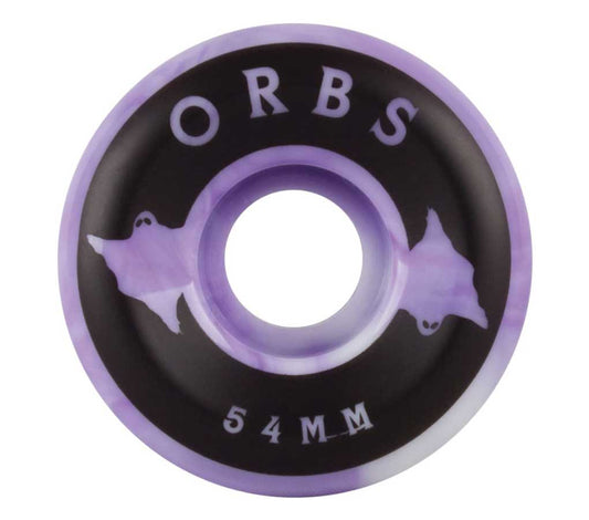 Orbs Specters Swirls Purple/White Wheel 54mm