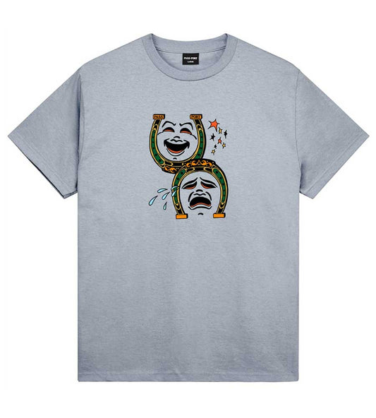 Passport Dumb Luck Horseshoe T-Shirt Stonewash Blue