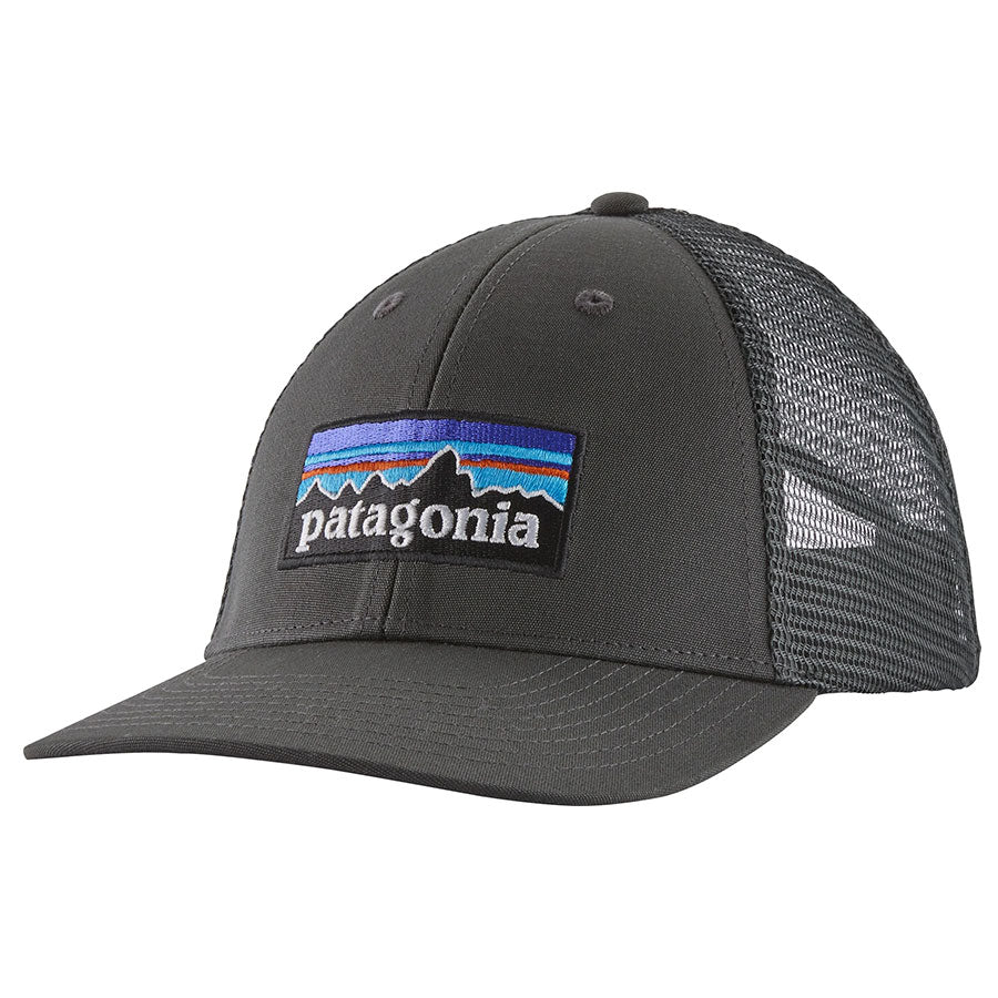 Patagonia P-6 Logo LoPro Trucker Cap Black