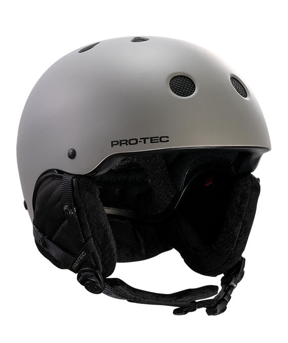 ProTec Classic Snow Helmet Matte Warm Gray 2023 The Source Snowboard