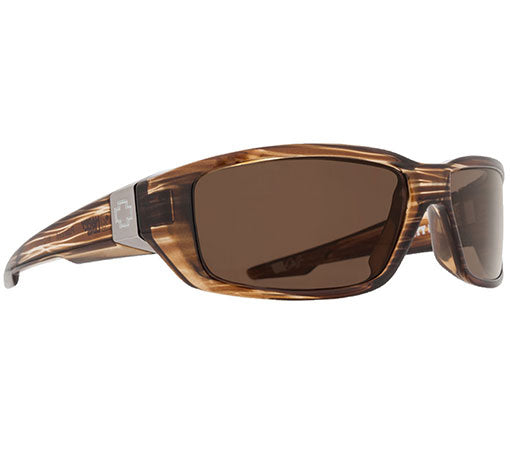 SPY Dirty Mo Brown Stripe Tort  Happy Bronze Polar