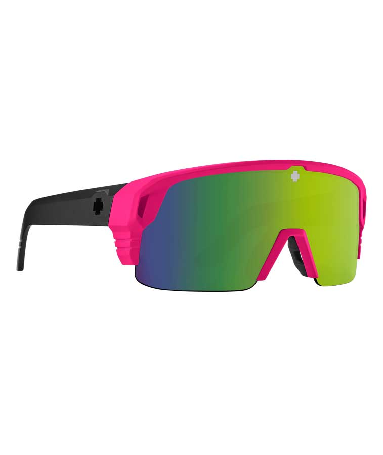 SPY Monolith 5050 - Matte Neon Pink/Happy Bronze Light Green Spectra Mirror