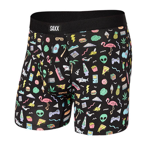 Saxx Daytripper Bb Fly - Fun Bits - Black