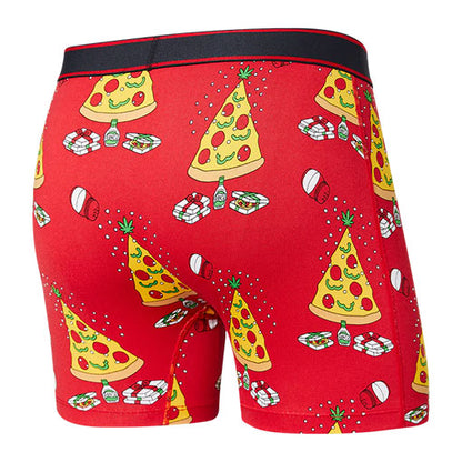 Saxx Daytripper Bb Fly - Pizza On Earth - Red