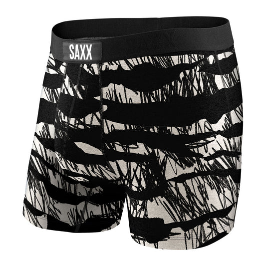 Saxx Vibe Boxer Brief Black Shred
