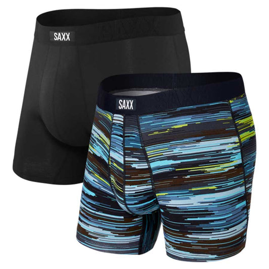 Saxx Undercover Boxer Brief 2pk Space Dye Blowout/Black