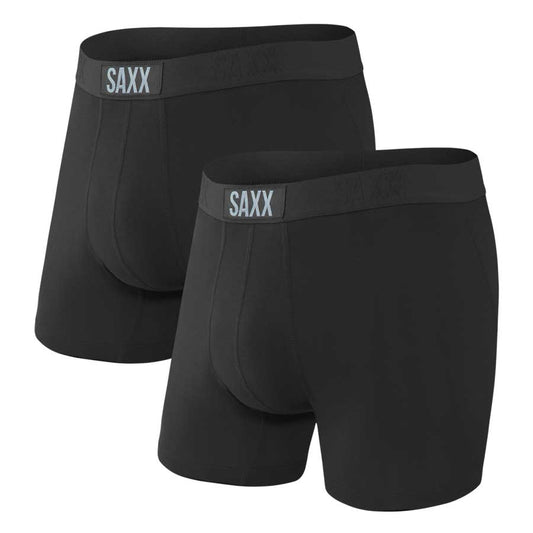 Saxx Vibe Boxer Brief 2-Pack Black/Black