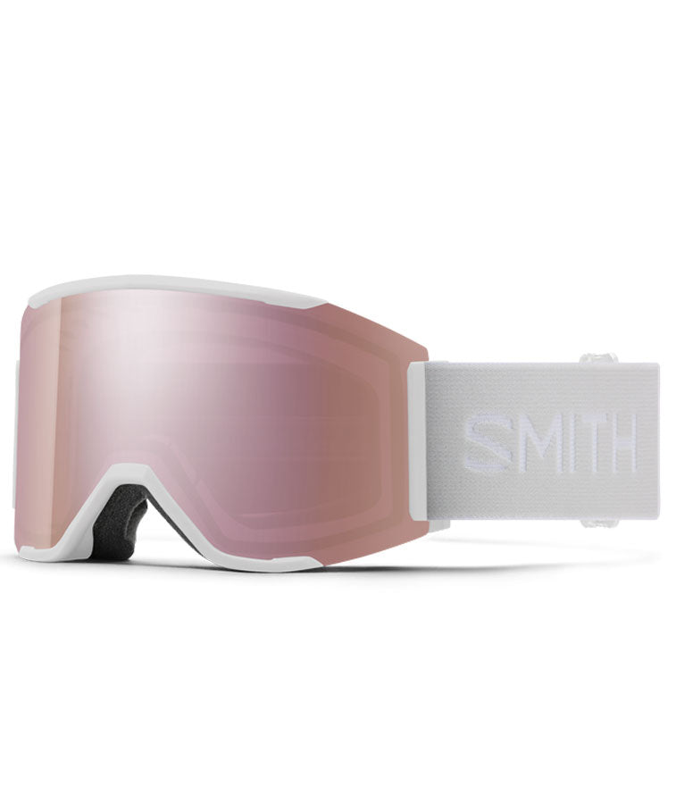 Smith Squad MAG Goggle White Vapor/ChromaPop Everyday Rose Gold Mirror  + Bonus Lens 2026