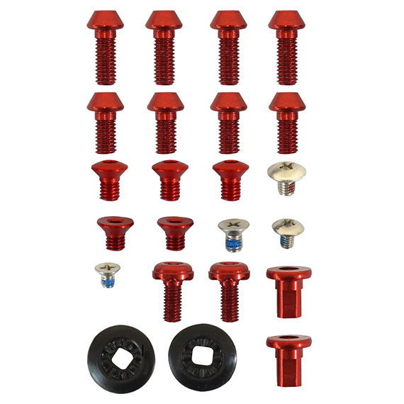 Spark R&D Binding Hardware Kit, Pro, Red