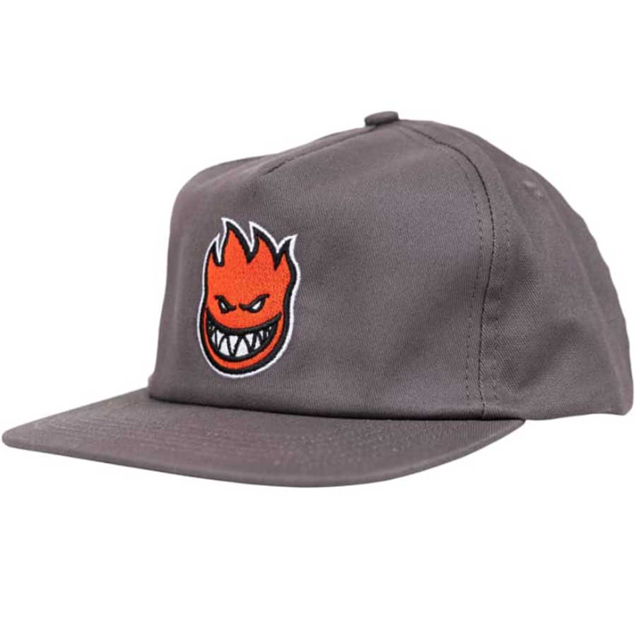 Spitfire Bighead Fill Snapback Cap - Charcoal/Red