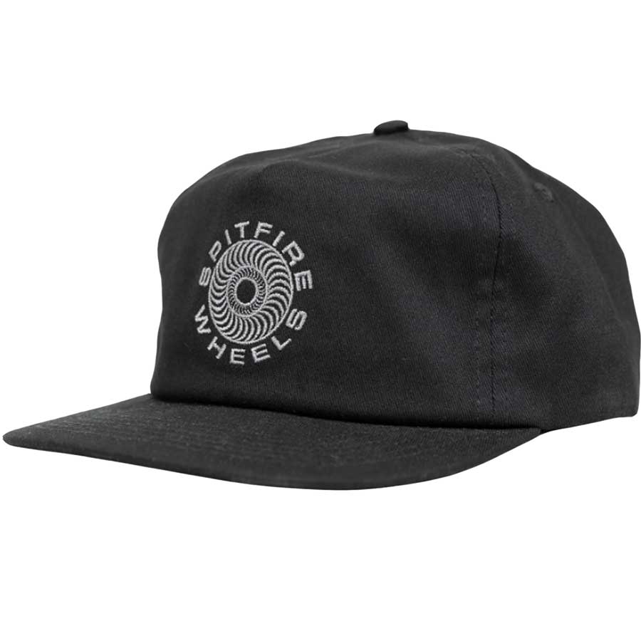 Spitfire Classic 87 Swirl Snapback Cap Black/Grey