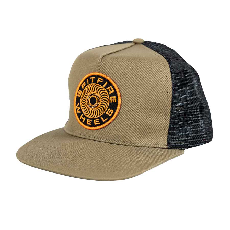 Spitfire Classic 87 Swirl Strapback Cap Tan/Black/Orange