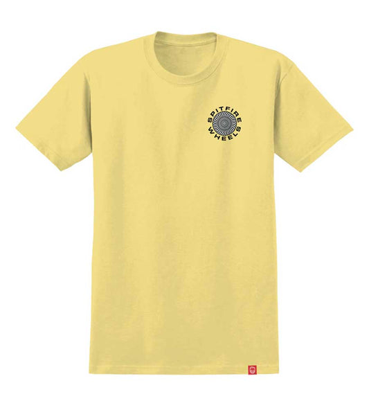 Spitfire Classic 87 Swirl T-Shirt Banana/Black