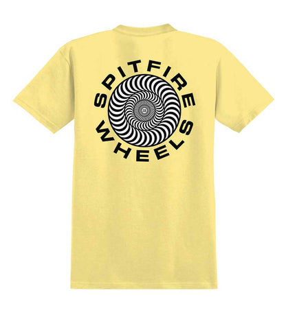 Spitfire Classic 87 Swirl T-Shirt Banana/Black