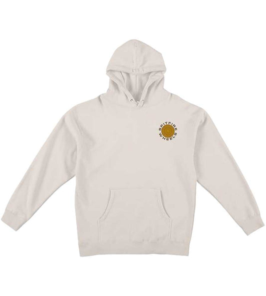 Spitfire Classic 87 Swirl Hoodie - Bone/Brown Gold