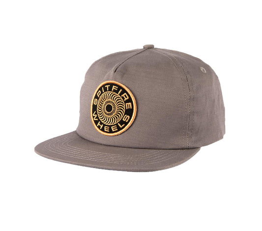 Spitfire Classic 87 Swirl Snapback - Charcoal/Orange