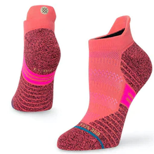 Stance Women's Atstp Cross Over Tab - Coral