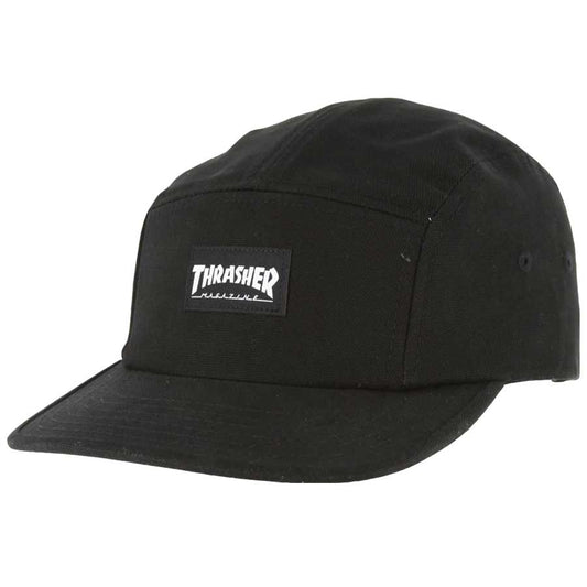 Thrasher 5-Panel Cap Black