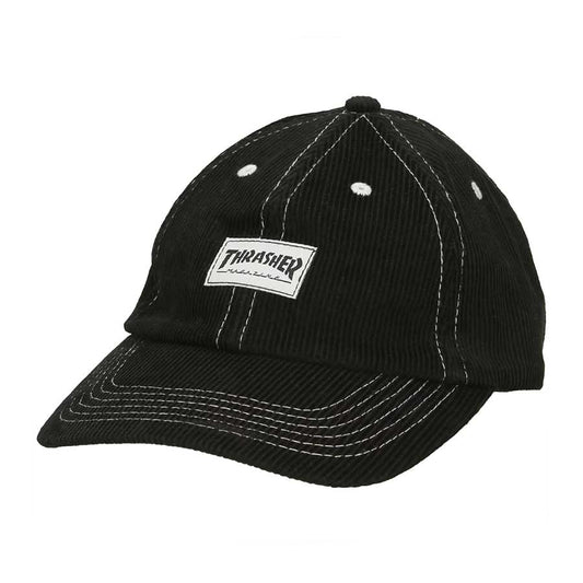 Thrasher Corduroy Old Timer Cap Black
