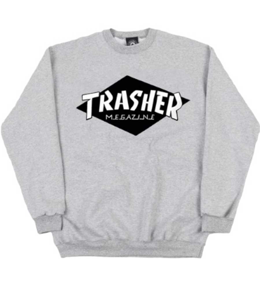 Thrasher Trasher Crewneck Grey